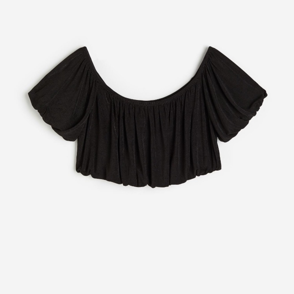 Draped crop top